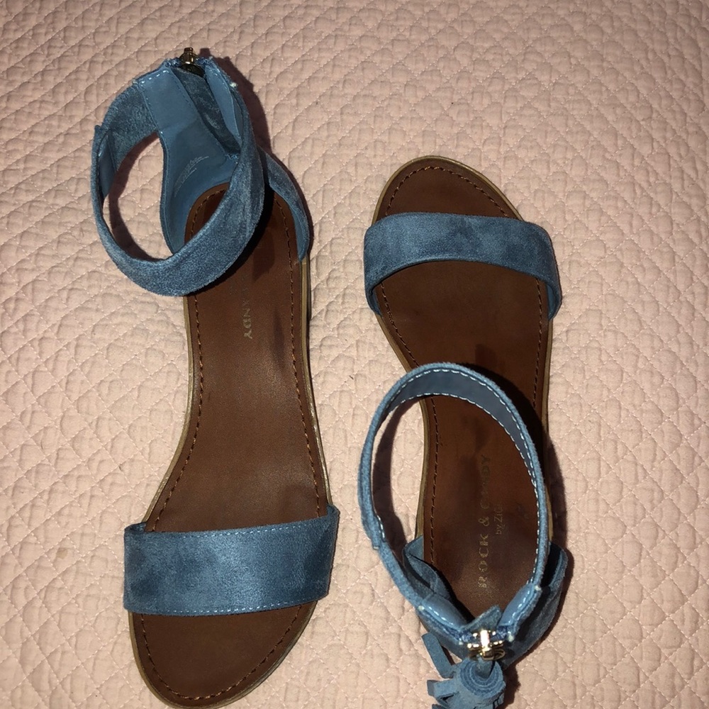 Rock and Candy blue sandals